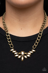 Come at Me - Brass  necklace