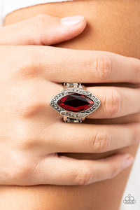 Paparazzi Rings Let Me Take a REIGN Check - Red