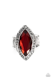 Paparazzi Rings Let Me Take a REIGN Check - Red