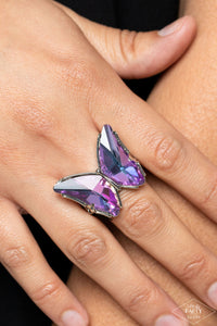 Fluorescent Flutter - Purple Ring