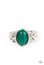 Load image into Gallery viewer, Crystals and Cats Eye - Green
