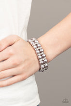 Load image into Gallery viewer, Paparazzi Bracelets Glowing Glam - Silver
