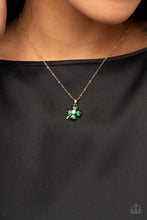 Load image into Gallery viewer, Kiss Me, Im Irish - Gold necklace
