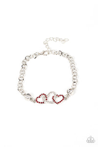 Desirable Dazzle - Red bracelet