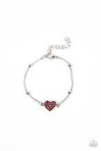 Load image into Gallery viewer, Heartachingly Adorable - Red bracelet
