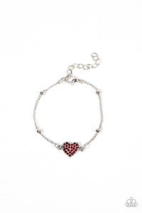 Heartachingly Adorable - Red bracelet