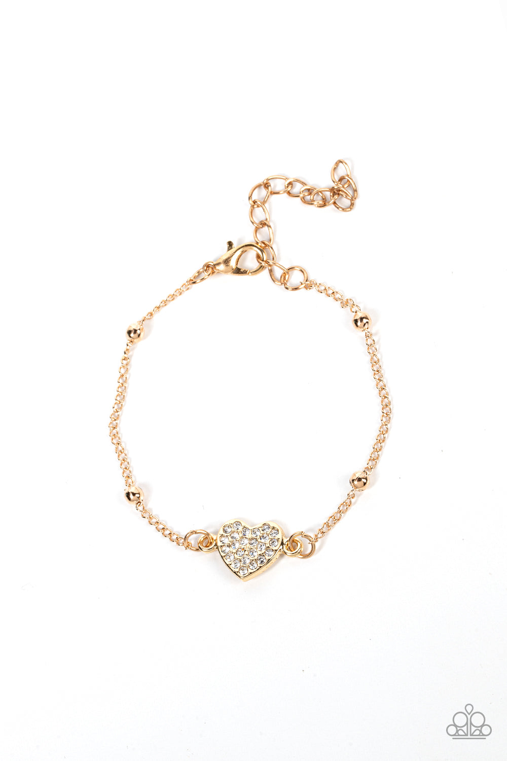 Heartachingly Adorable - Gold bracelet