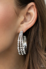 Load image into Gallery viewer, Cosmopolitan Cool - White earrings

