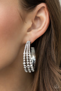 Cosmopolitan Cool - White earrings