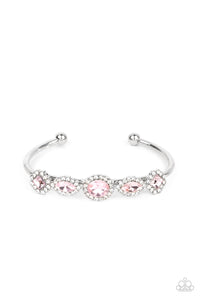 Paparazzi Bracelet Simmer on GLOW - Pink Coming Soon