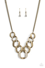 Load image into Gallery viewer, Paparazzi Necklace Bombshell Bling - Brass
