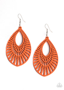 Paparazzi Earrings Bermuda Breeze - Orange