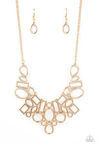 Geometric Grit - Gold NECKLACE