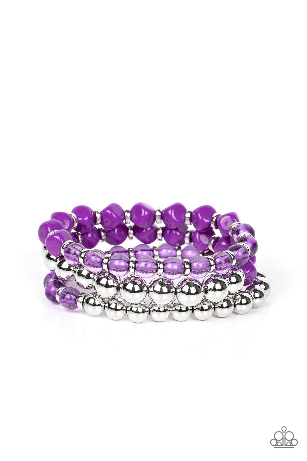 Paparazzi Bracelet Summer Sabbatical - Purple