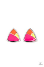 Load image into Gallery viewer, Kaleidoscopic Collision - Multi earrings
