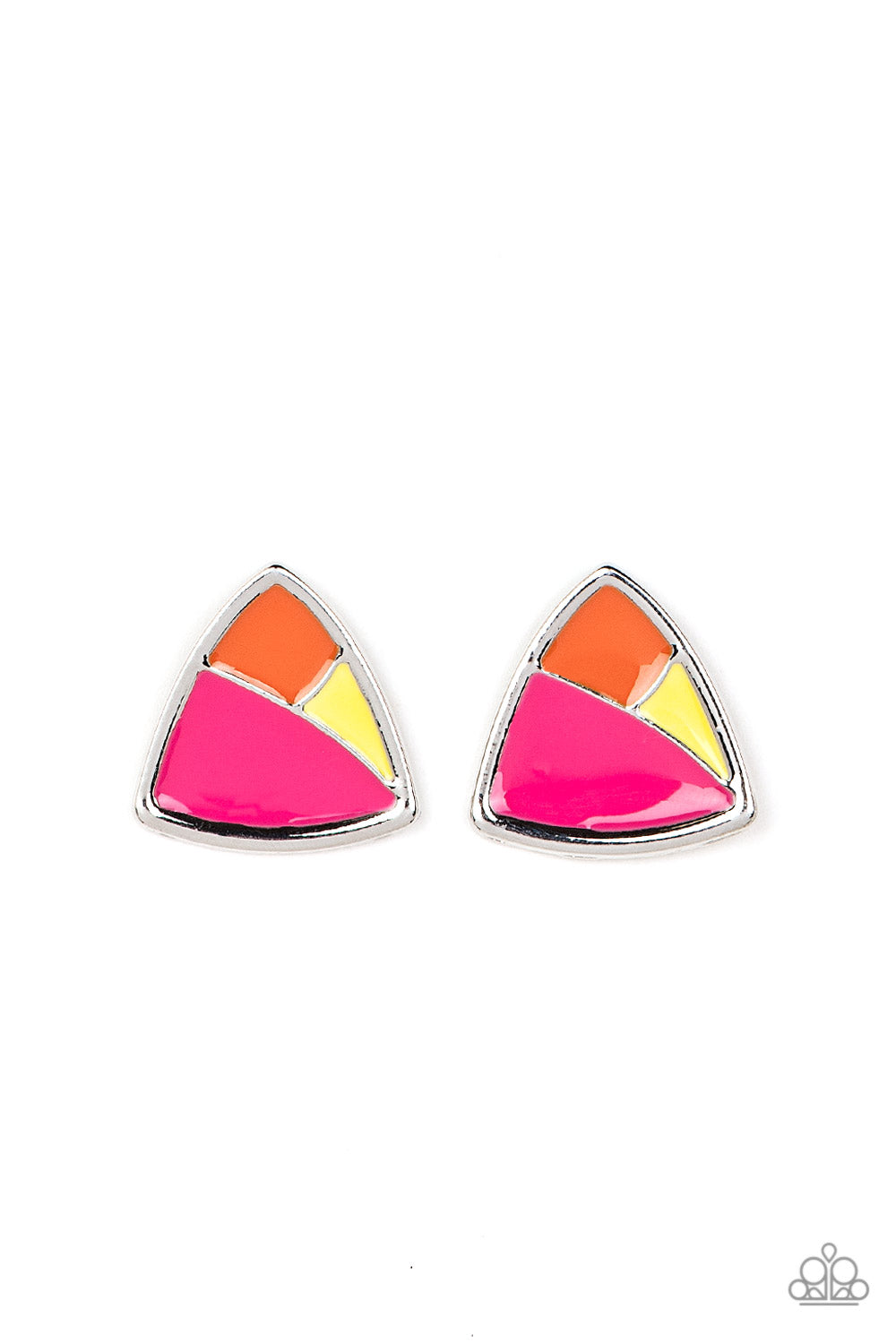 Kaleidoscopic Collision - Multi earrings