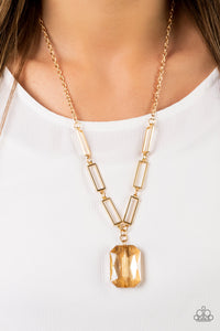 Paparazzi Necklace You Better Recognize - Gold