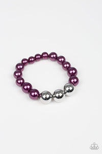 Paparazzi Bracelets All Dressed UPTOWN - Purple