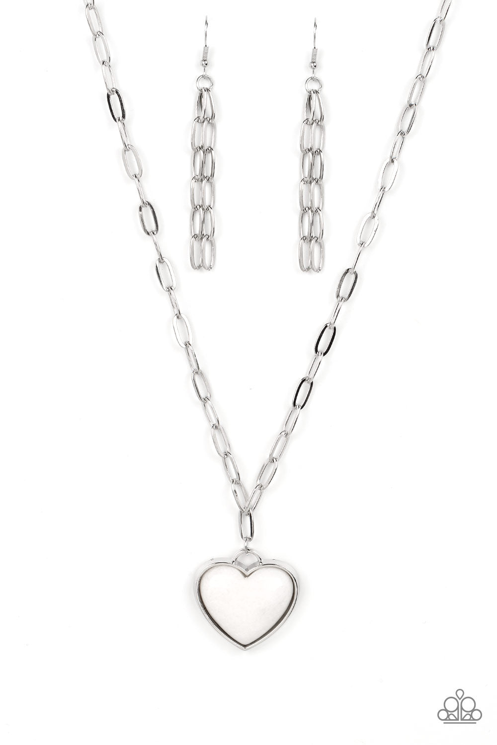 Everlasting Endearment - White  Necklace