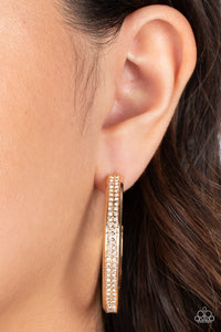 Paparazzi Earrings Flash Freeze - Gold Coming Soon