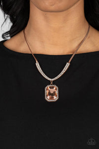 Paparazzi Necklaces Fit for a DRAMA QUEEN - Copper