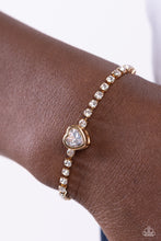 Load image into Gallery viewer, Paparazzi Bracelet Mirrored Love - Gold Coming Soon
