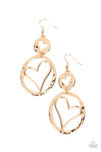 Load image into Gallery viewer, Paparazzi Earrings Enchanting Echo - Gold

