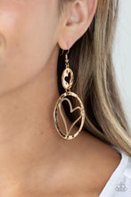 Load image into Gallery viewer, Paparazzi Earrings Enchanting Echo - Gold
