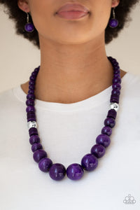 Paparazzi Necklaces  Panama Panorama - Purple