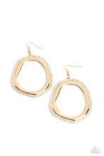 Load image into Gallery viewer, Paparazzi Earrings Scintillating Shareholder - Gold

