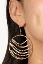 Load image into Gallery viewer, Fighting Fortune - Gold Earrings
