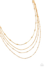 Load image into Gallery viewer, Paparazzi Necklaces Studded Shimmer - Gold Coming Soon
