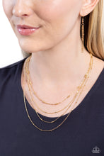 Load image into Gallery viewer, Paparazzi Necklaces Studded Shimmer - Gold Coming Soon
