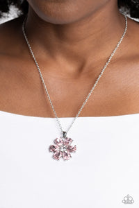 Paparazzi Necklace Fancy Flower Girl - Pink Coming Soon