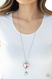 Paparazzi Necklaces Lovely Luminosity - Pink