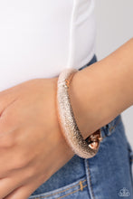 Load image into Gallery viewer, Paparazzi Bracelets Rippling Reunion - Rose Gold Coming Soon
