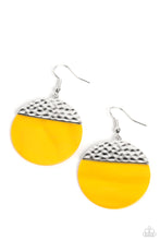 Load image into Gallery viewer, SHELL Out - Yellow EARRINGS
