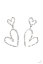 Load image into Gallery viewer, Doting Duo - White EARRINGS
