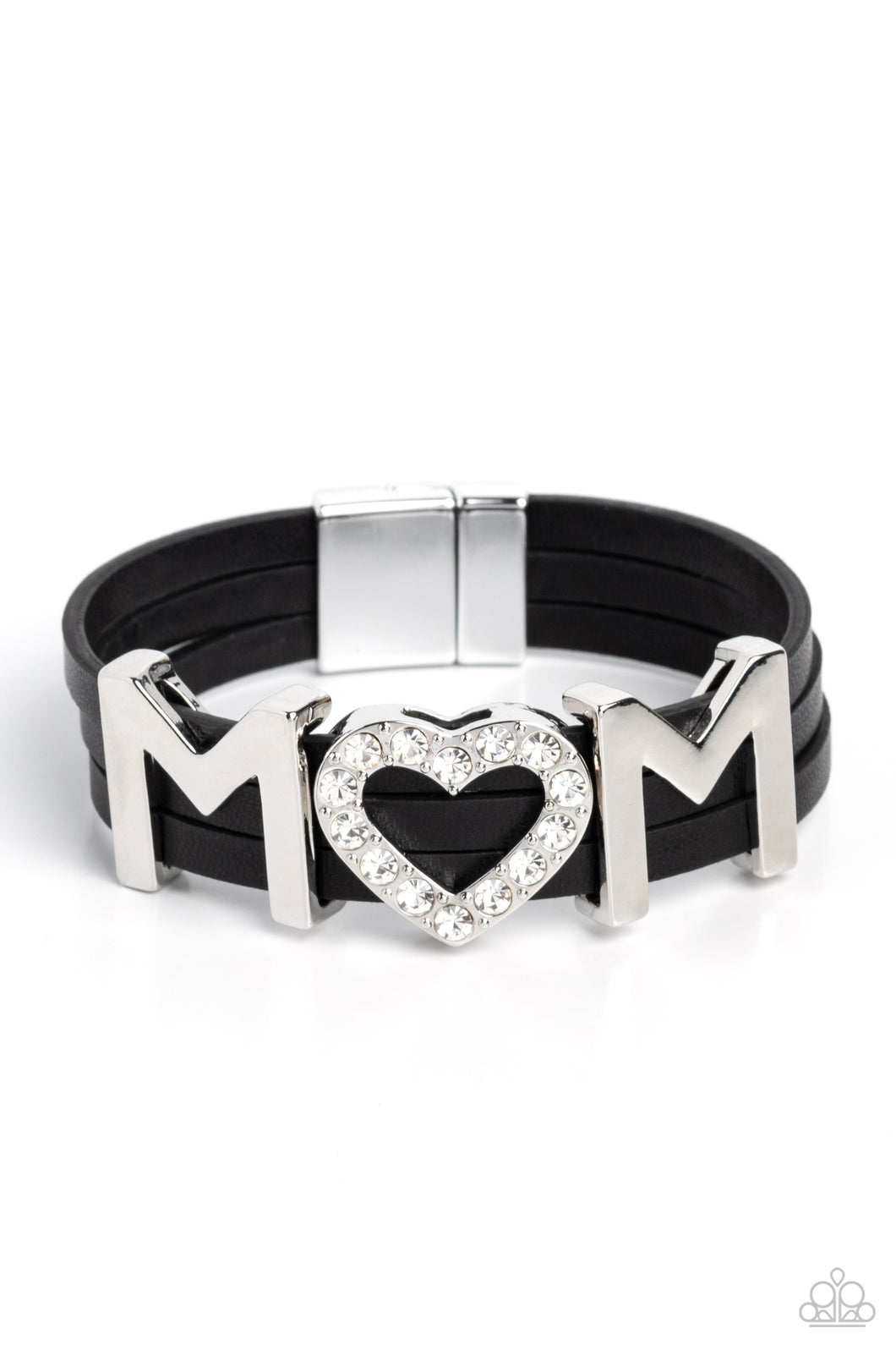 Heart of Mom - Black BRACELET