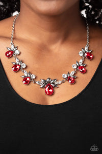 Paparazzi Necklace Explosive Effulgence - Red