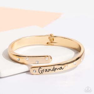 Gorgeous Grandma -  Gold Bracelet