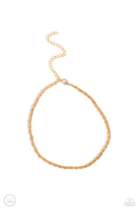 Paparazzi Necklaces Glimmer of ROPE - Gold Coming Soon