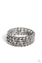 Load image into Gallery viewer, Paparazzi Bracelets Striped Stack - Silver Coming Soon
