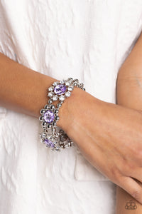 Paparazzi Bracelet Pact of Petals - Purple