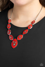 Load image into Gallery viewer, Paparazzi Necklaces Pressed Flowers - Red
