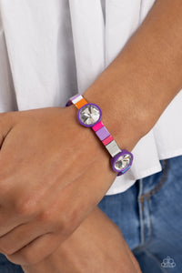 Paparazzi Bracelet Multicolored Madness - Purple Coming Soon