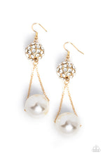 Load image into Gallery viewer, Paparazzi Earrings Ballerina Balance - Gold
