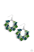 Load image into Gallery viewer, Paparazzi Earrings Wreathed in Watercolors - Green Coming Soon
