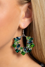 Load image into Gallery viewer, Paparazzi Earrings Wreathed in Watercolors - Green Coming Soon
