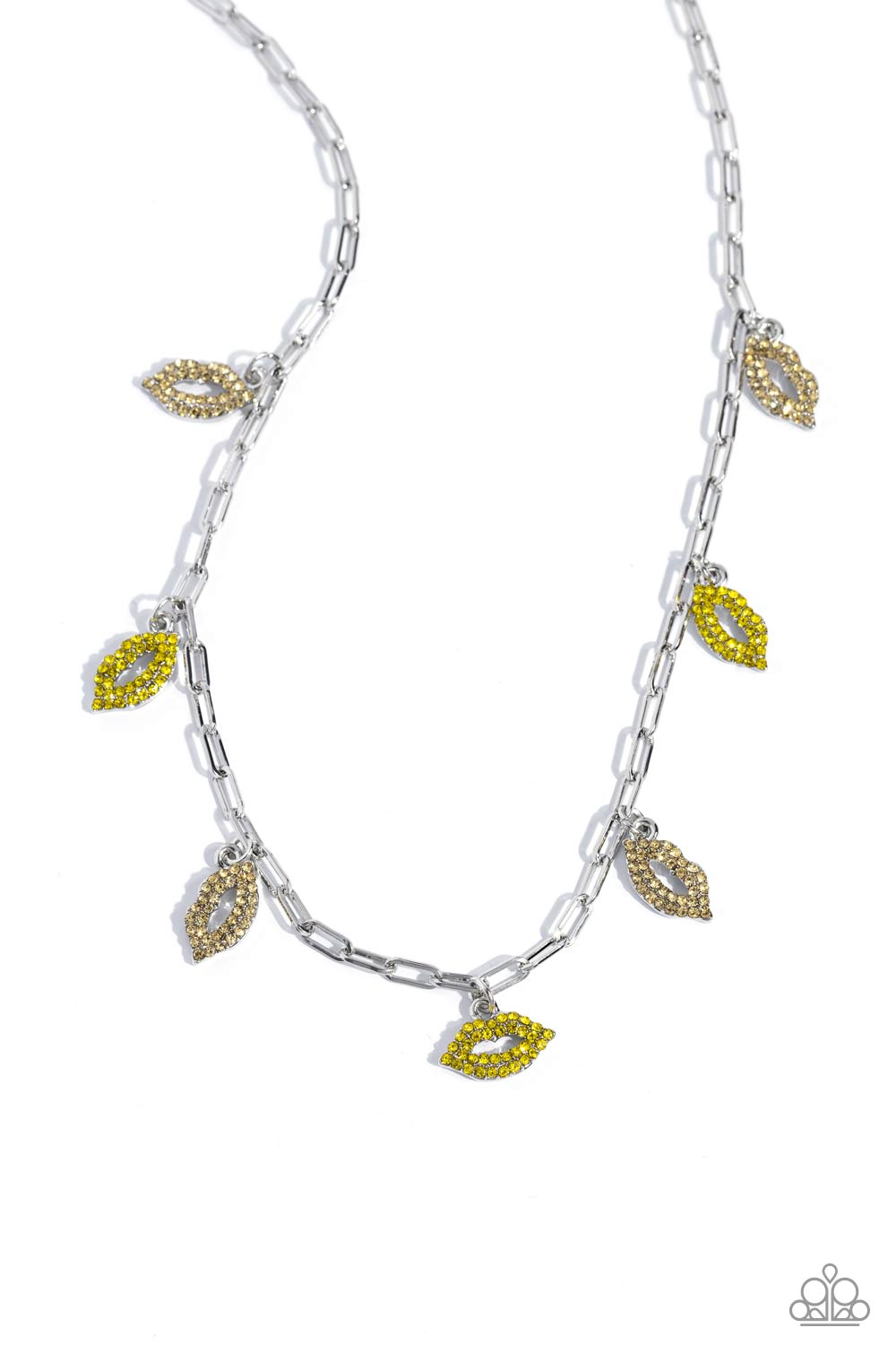 Paparazzi Necklaces KISS the Mark - Yellow Coming Soon